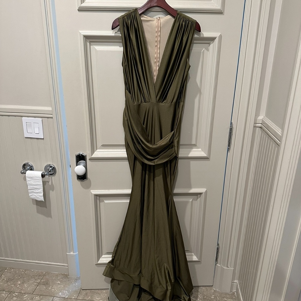 Olive green Jessica Angel dress